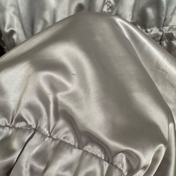 Vintage Y2K Abercrombie & Fitch Silky Gray Water Wind Resistant Light Jacket Sma - Picture 8 of 12